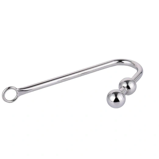 Two Balls 4417 Anal Steel Pleasurable Stainless Hook 0714